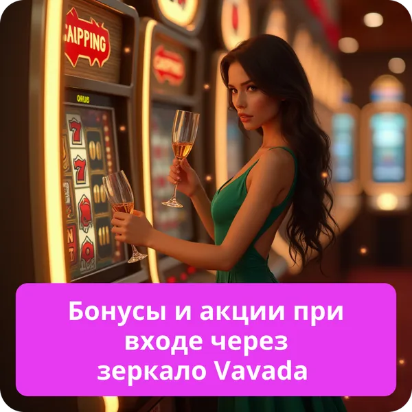 Бонусы и акции при входе через зеркало Vavada